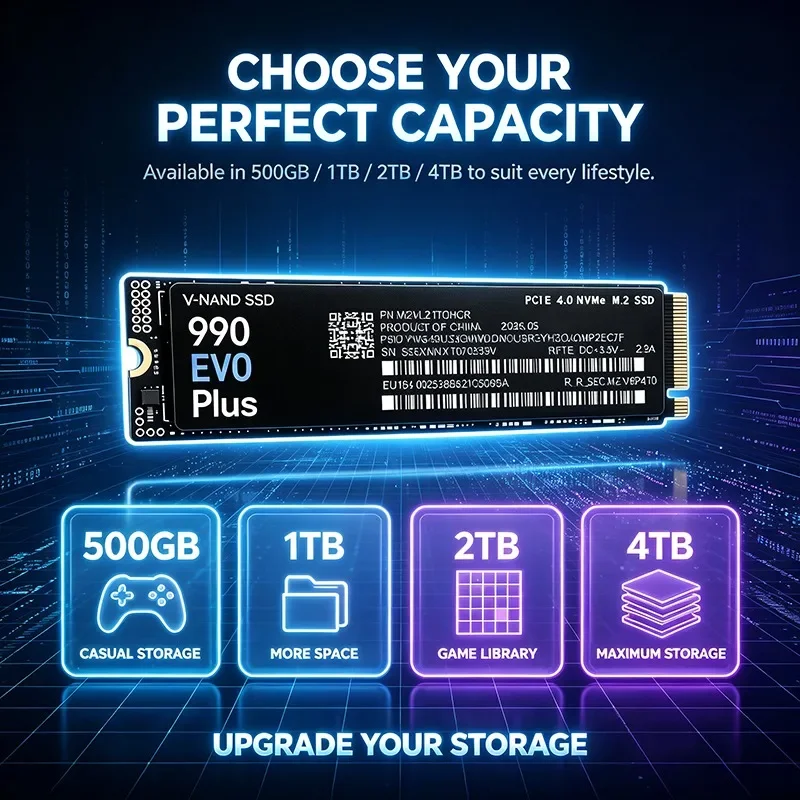 High Speed 990 EVO Plus M.2 22 - đánh giá và giá M.2 Nvme 4Tb Pcie 4.0 Ssd