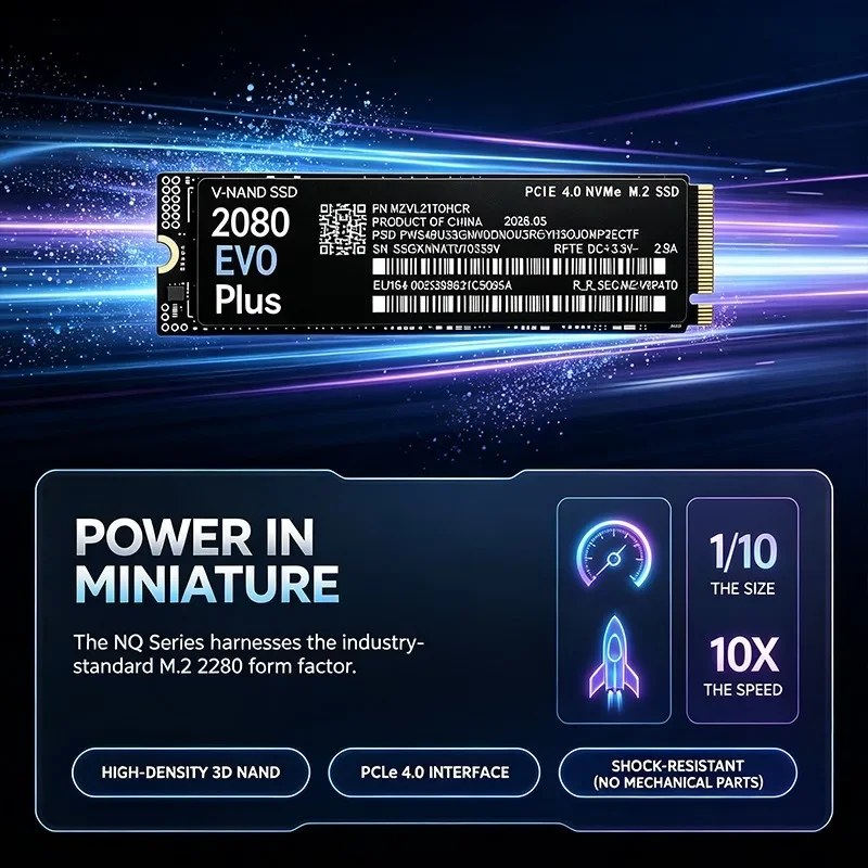 2080 EVO Plus M.2 NVMe 2280 PC - đánh giá và giá M.2 Nvme 4Tb Pcie 4.0 Ssd