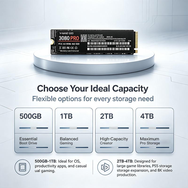 Gaming M.2 NVMe SSD 3080PRO PC - đánh giá và giá M.2 Nvme 4Tb Pcie 4.0 Ssd