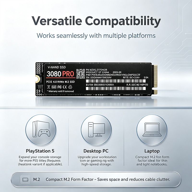 Gaming M.2 NVMe SSD 3080PRO PC - đánh giá và giá M.2 Nvme 4Tb Pcie 4.0 Ssd